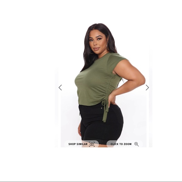 FashionNovaCurve Crop Top - Picture 2 of 4